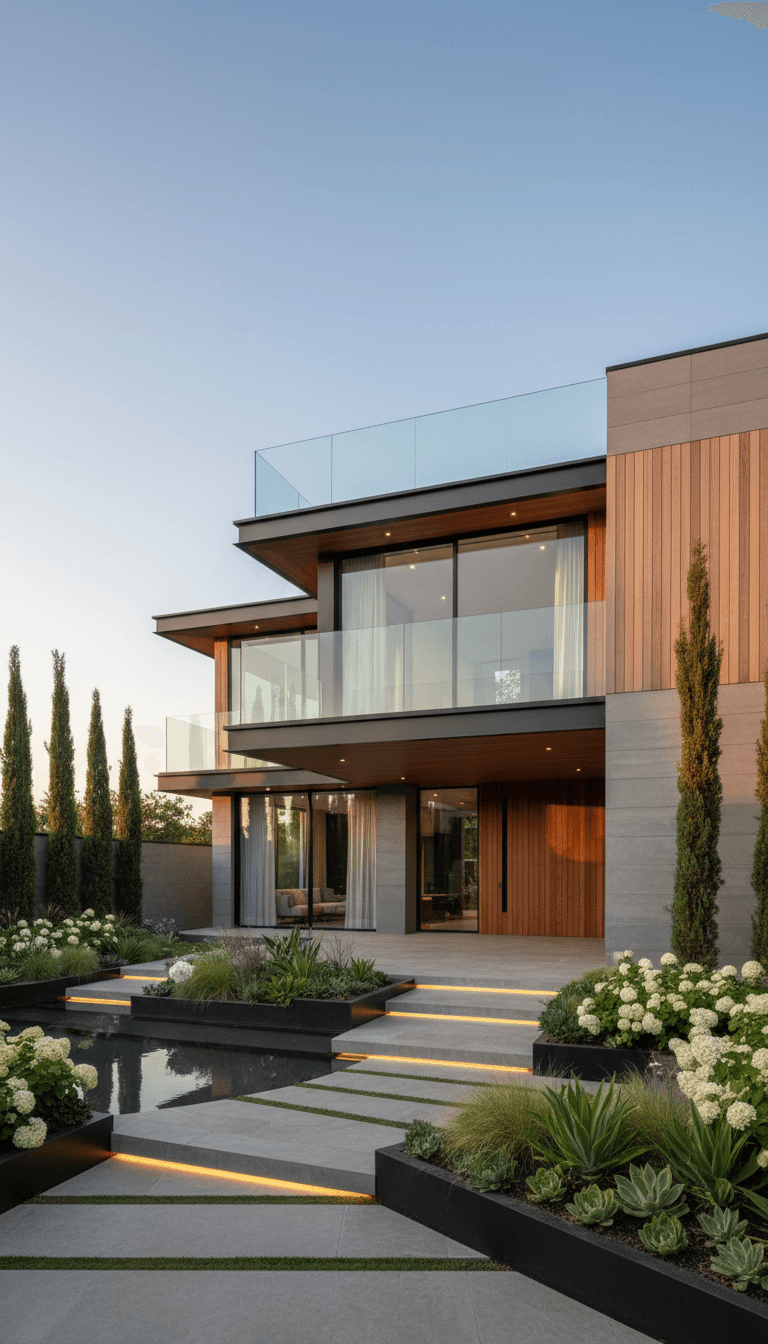Propiedad residencial moderna y bien mantenida