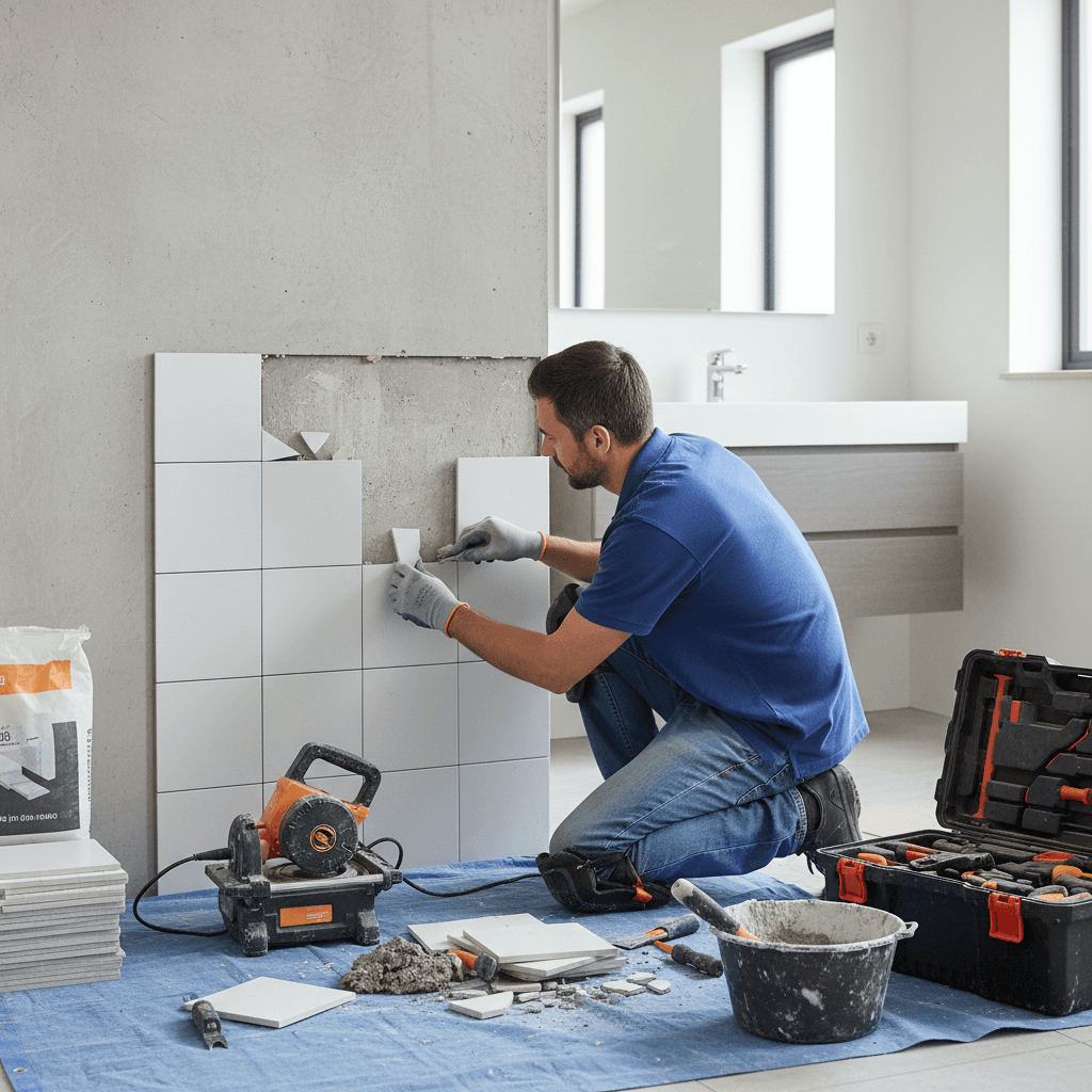 Reparación de azulejos